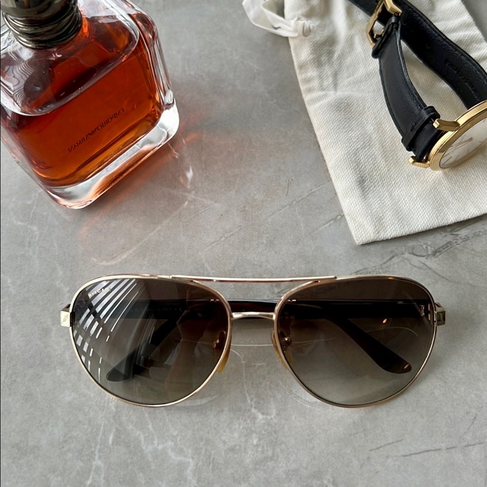BVLGARI Aviator Sunglasses Unisex
